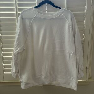Old Navy Classic White Sweatshirt